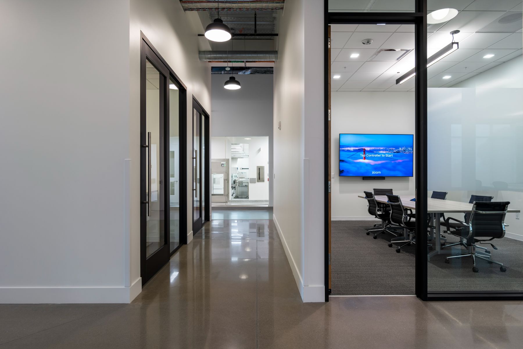 GeneFab Alameda offices and hallway